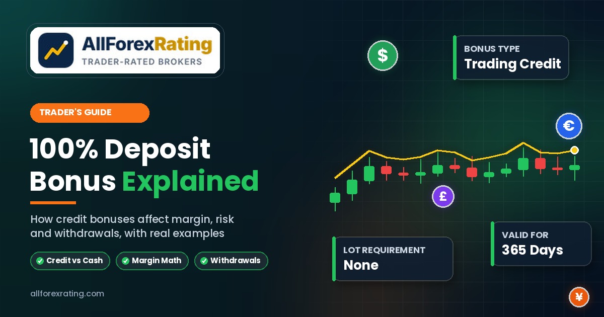 100% Deposit Bonus How It Changes Forex Risk – offer