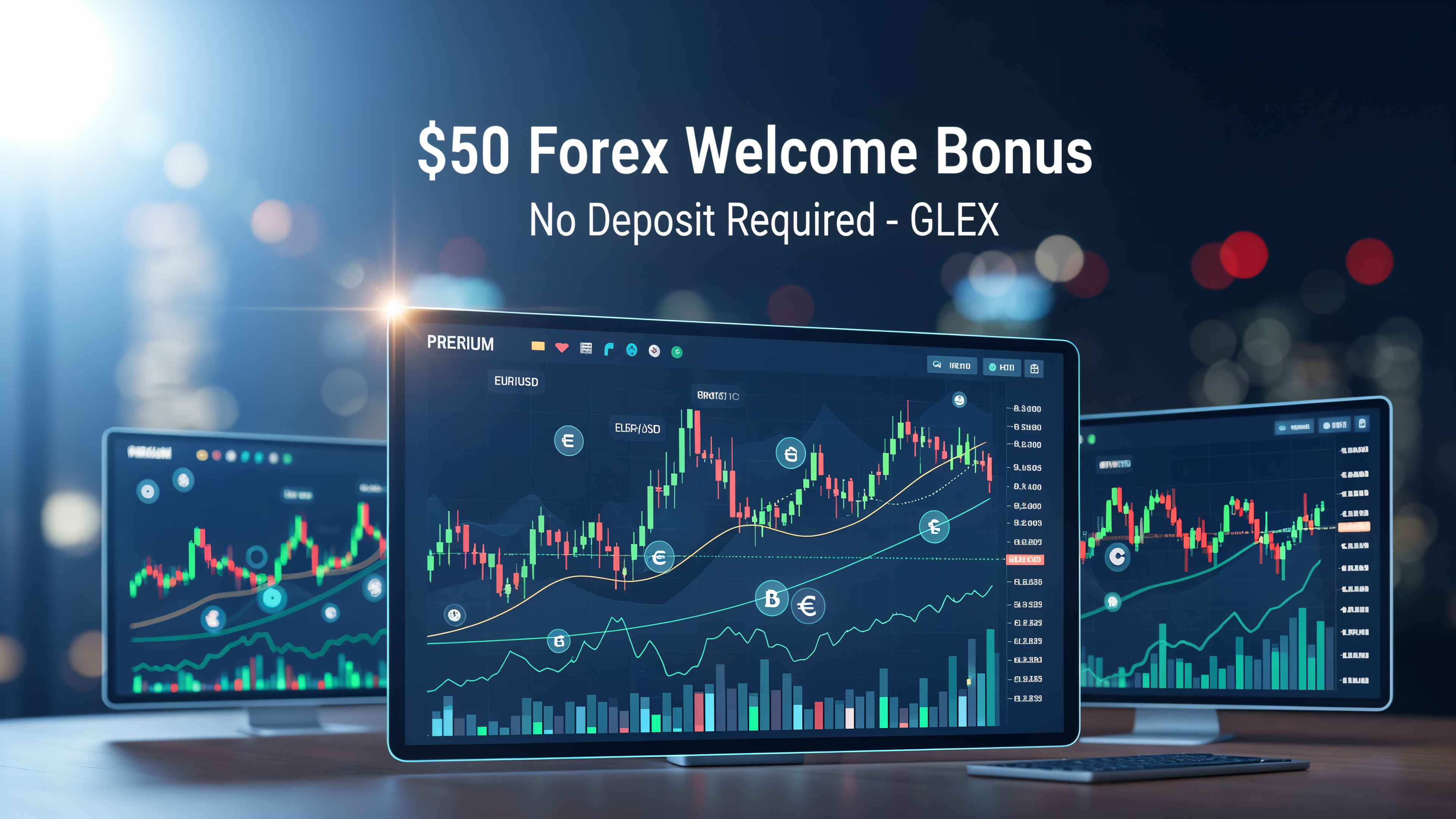 GLEX $50 Welcome Bonus no initial deposit required