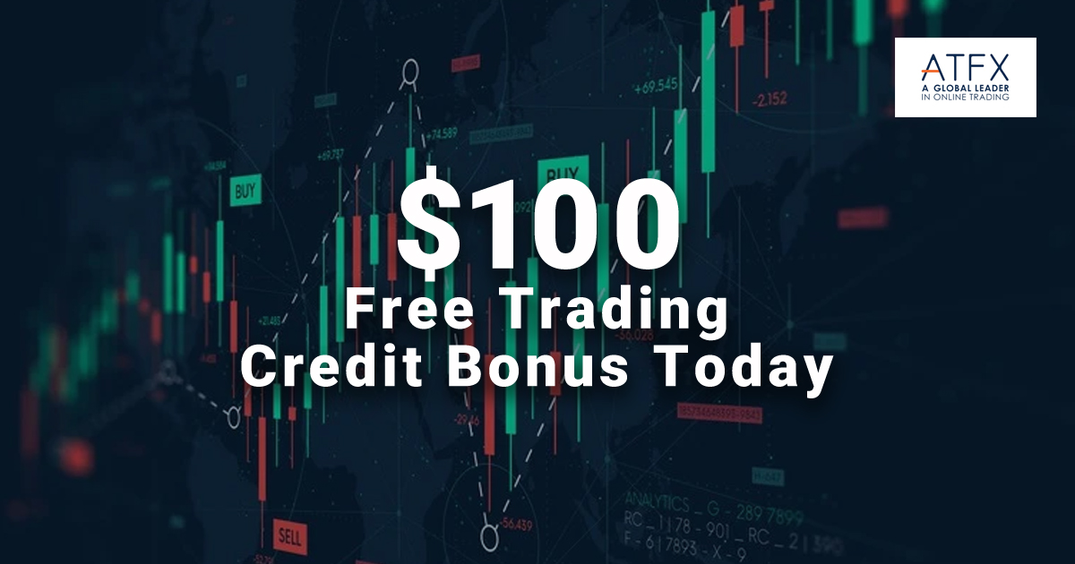 $100 Forex Free trading credit bonus by ATFX