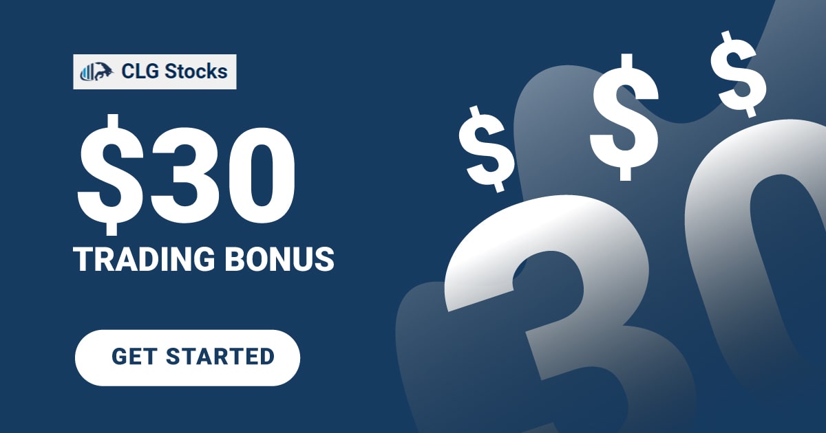 CLG Stocks $30 Free Account Opening Bonus