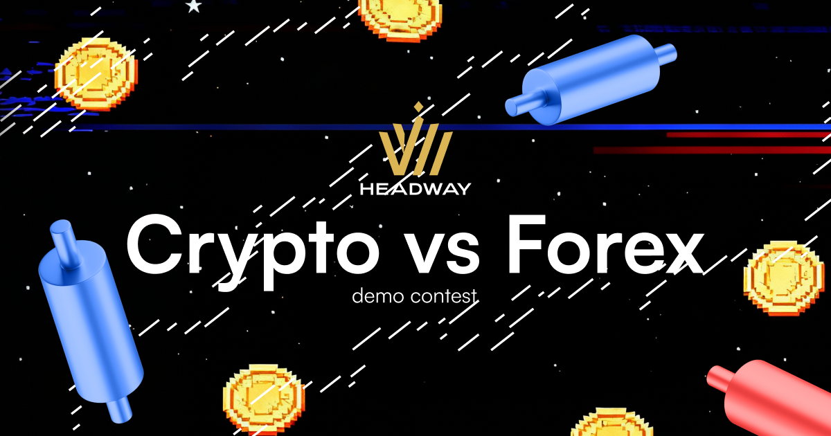 Explore Headway Crypto vs Forex new demo contest with $3150