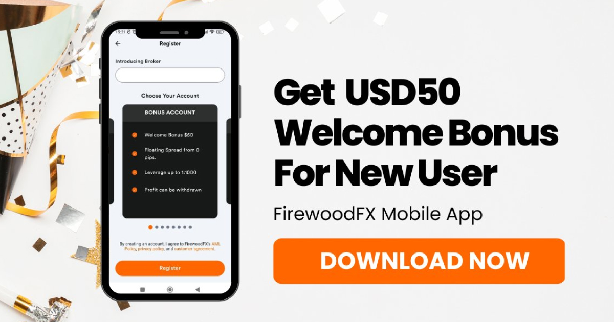 FirewoodFX $50 Forex Free Welcome Bonus Account