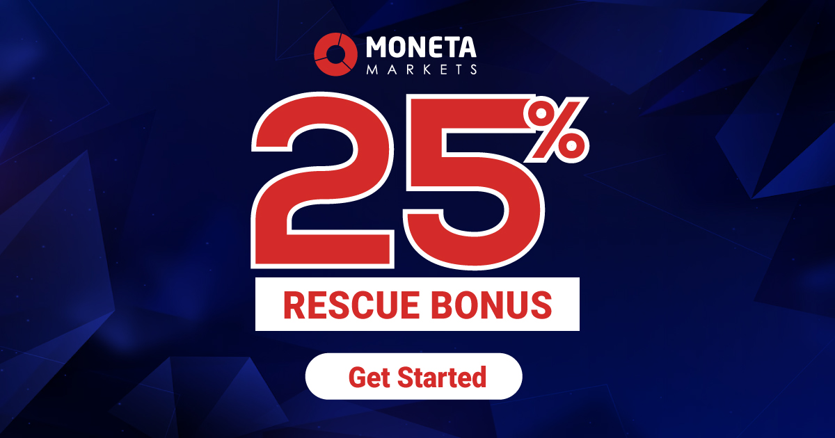 25% Forex Rescue Bonus with Moneta Markets Trading Platform