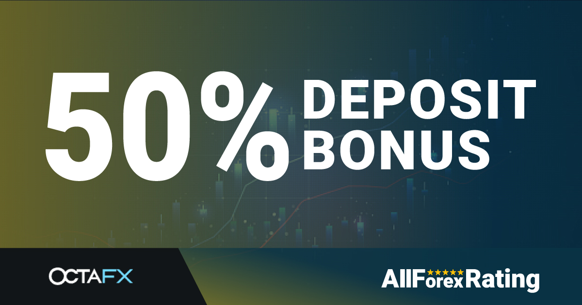 OctaFX Free 50% Forex Bonus on the amount you Deposit