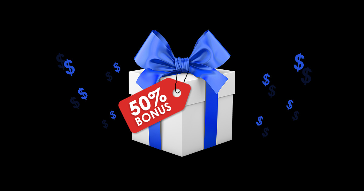 GCI Trading 50% Bonus Exclusive Promotion