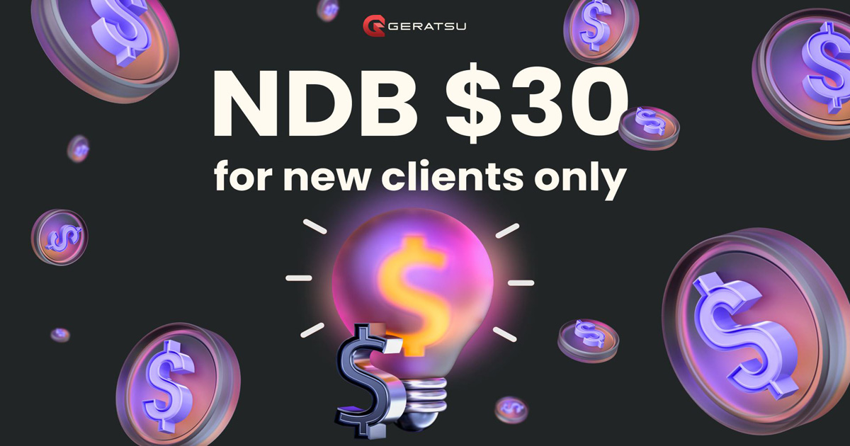 Get 30 USD No-Deposit Forex Bonus by Geratsu