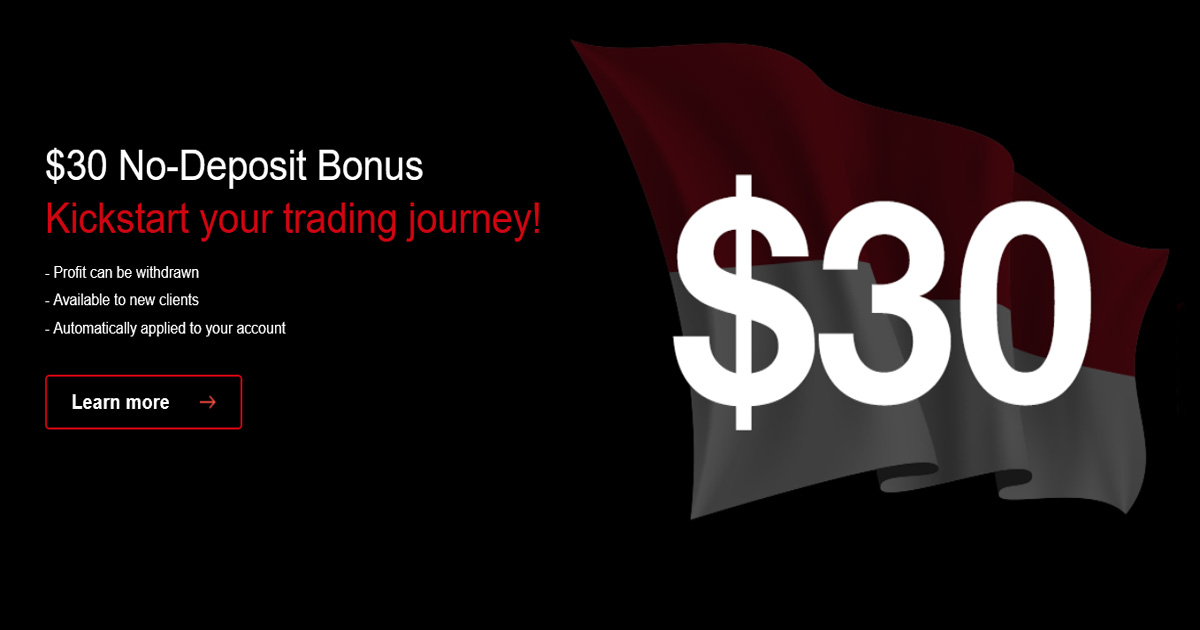 30 USD New No-Deposit Bonus Promotion
