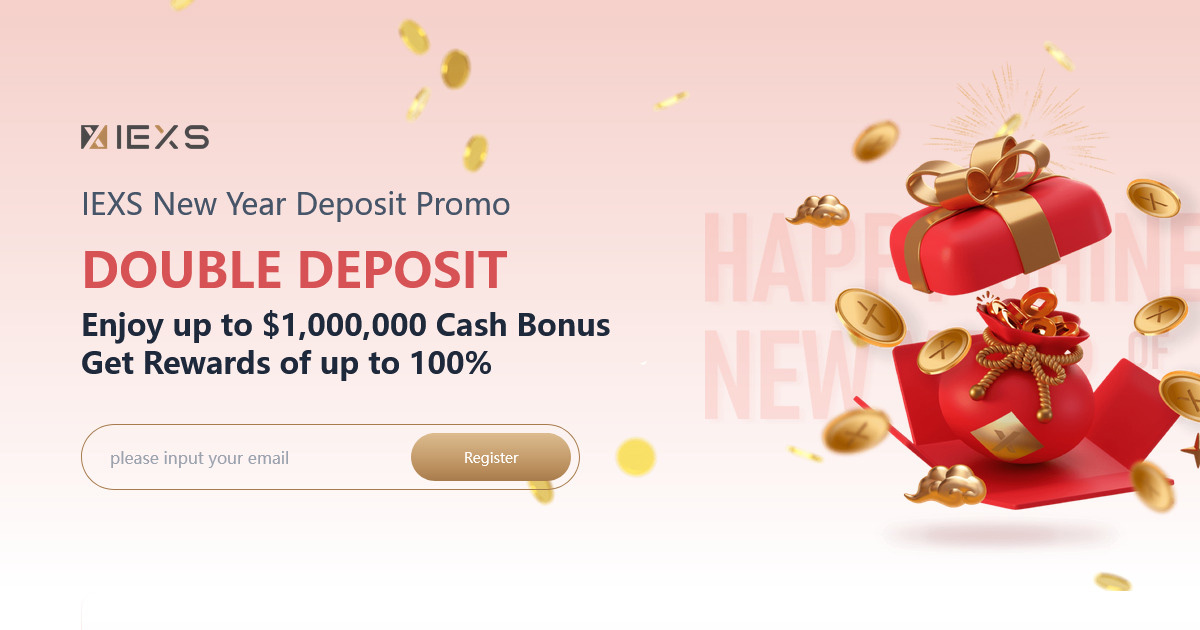 Cash Deposit Bonus Promotion at IEXS Get 100% Bonus