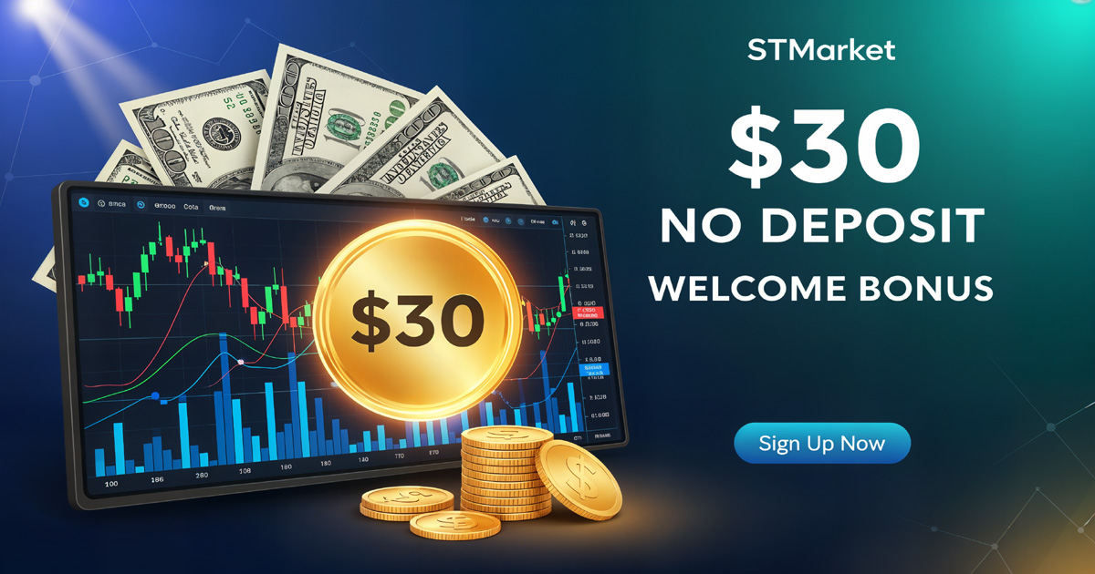 See how the STMarket $30 No Deposit Welcome Bonus works