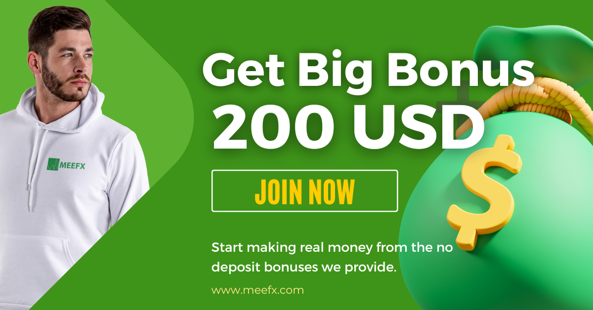 MeeFX Forex No Deposit Big Bonus 200 USD