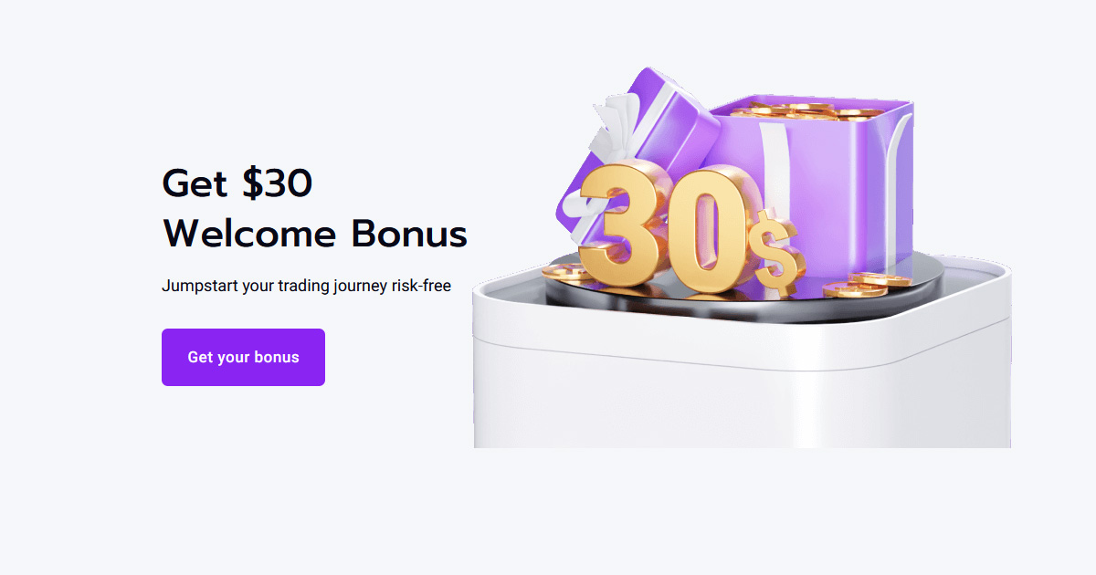 MTrading $30 No Deposit Welcome Bonus