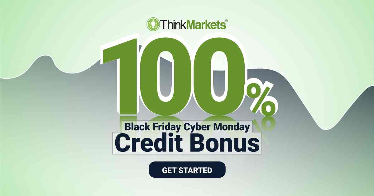 Receive a 100% Forex Bonus from ThinkMarkets on Black Friday
