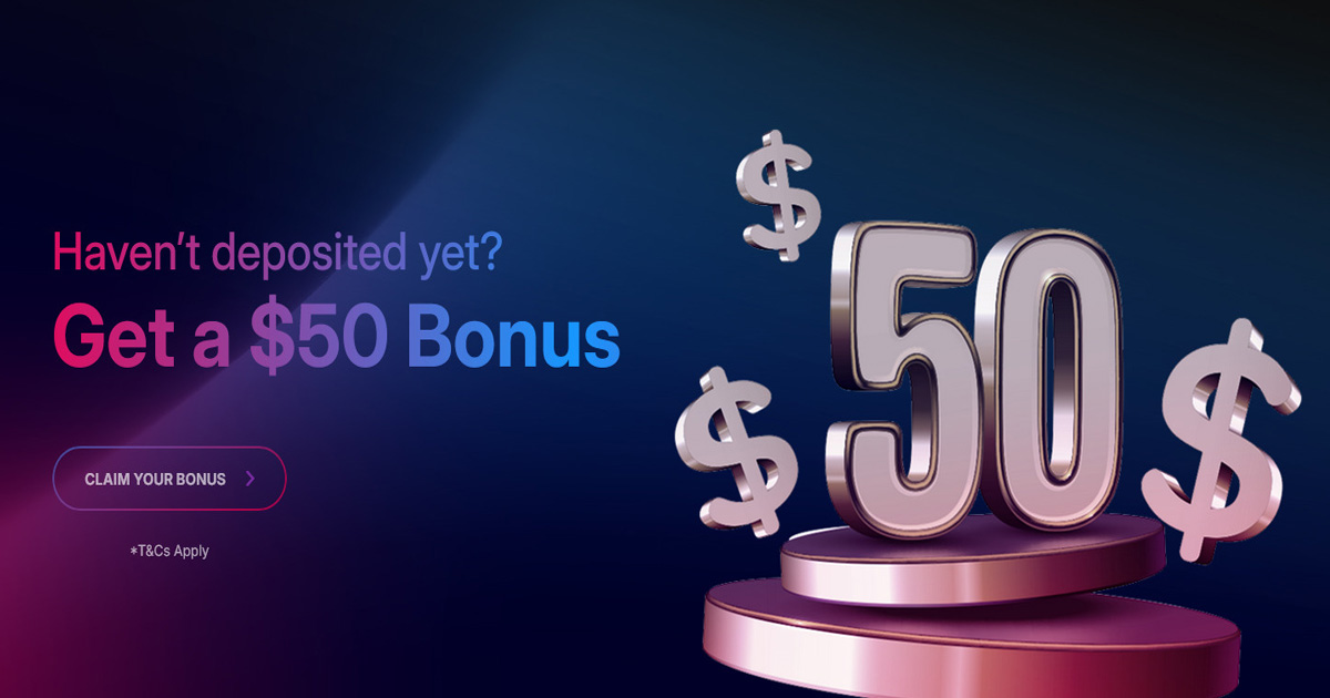 Start Forex Live Trading with a $50 No Deposit Bonus